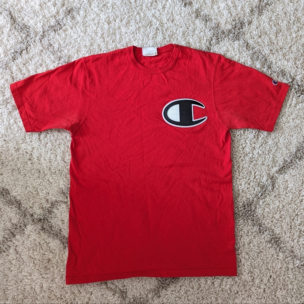 NWOT Champion T-Shirt - Logo Patch